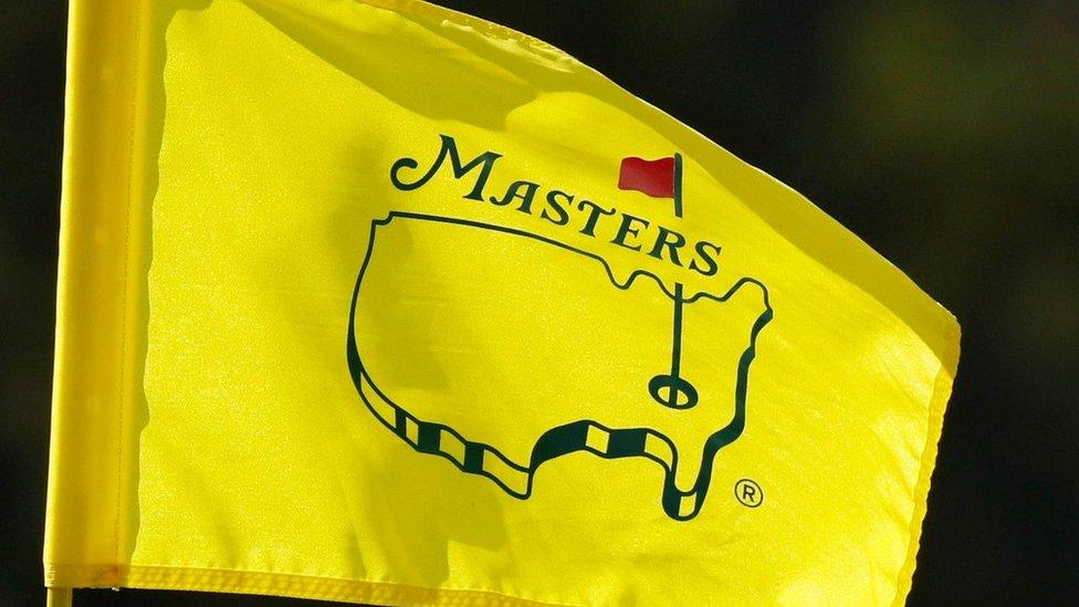 General view of a Masters flag