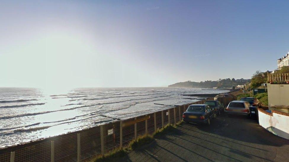 Dawlish sea front