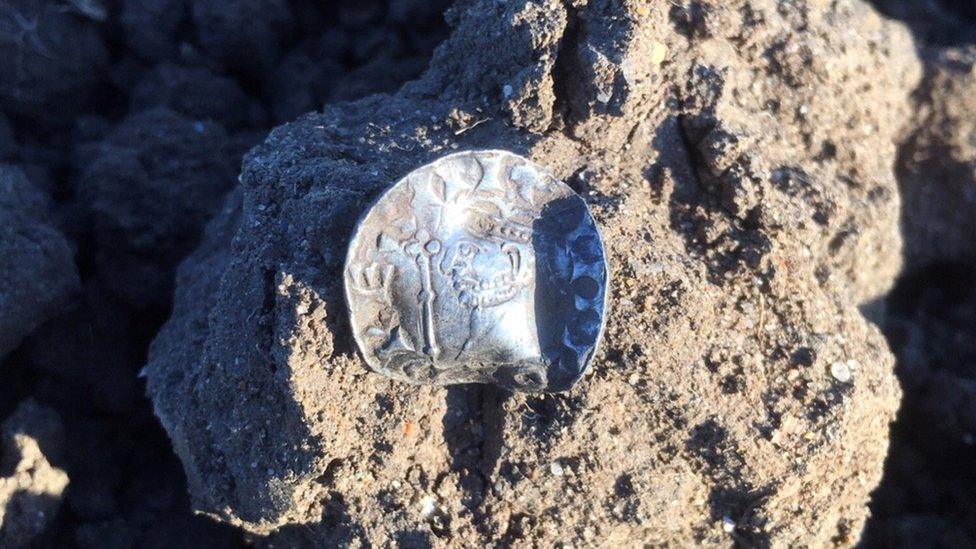 Reece Pickering's find in field in August 2020