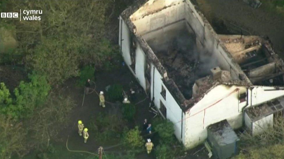 Llangammarch fire house