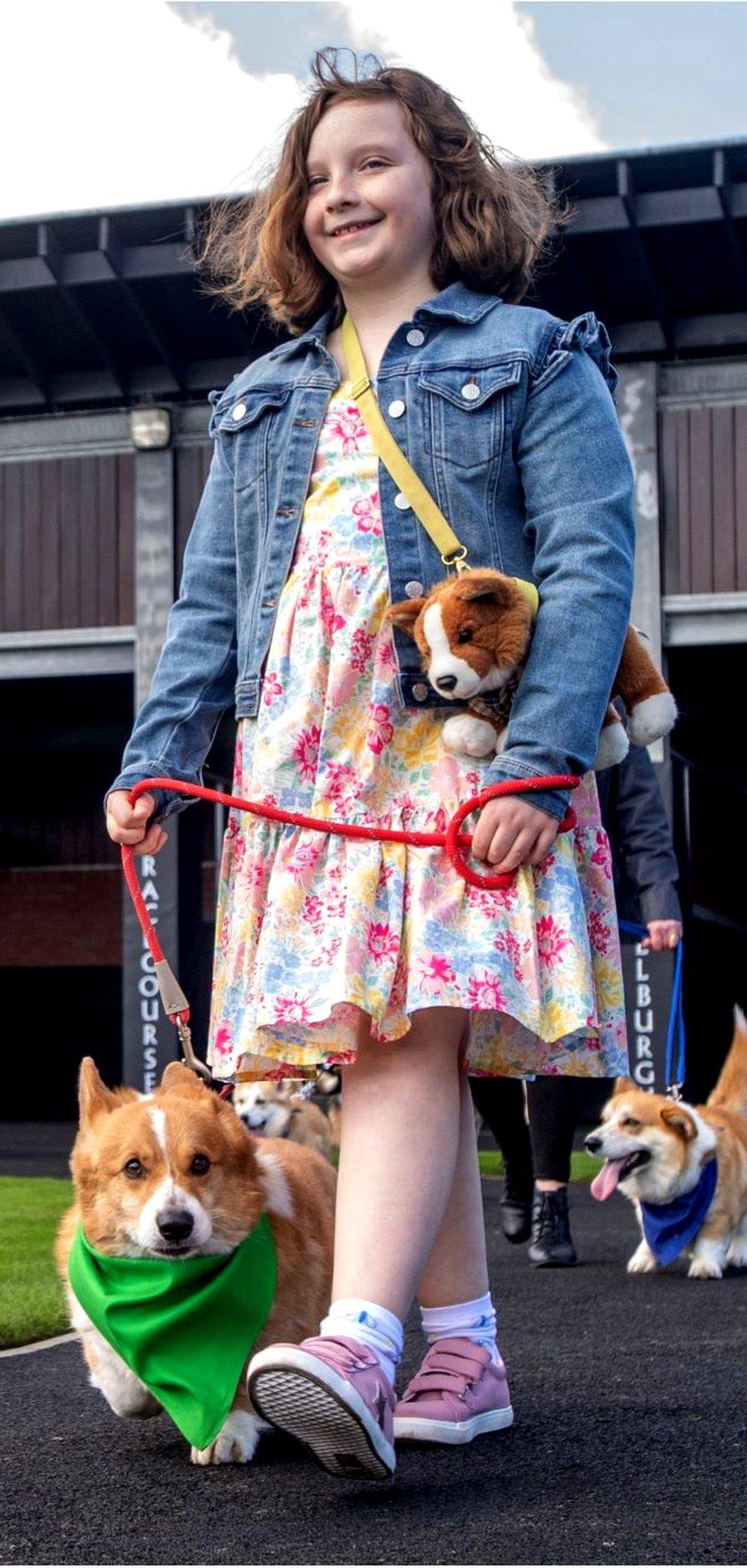 Paddy and his owner Claudia, who are both nine, took part in the race