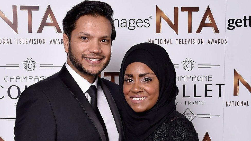 Abdal Hussain and Nadiya Hussain in January 2016