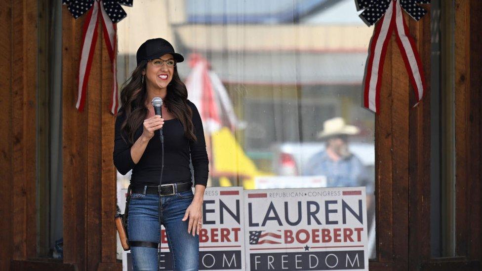 Lauren Boebert campaigns