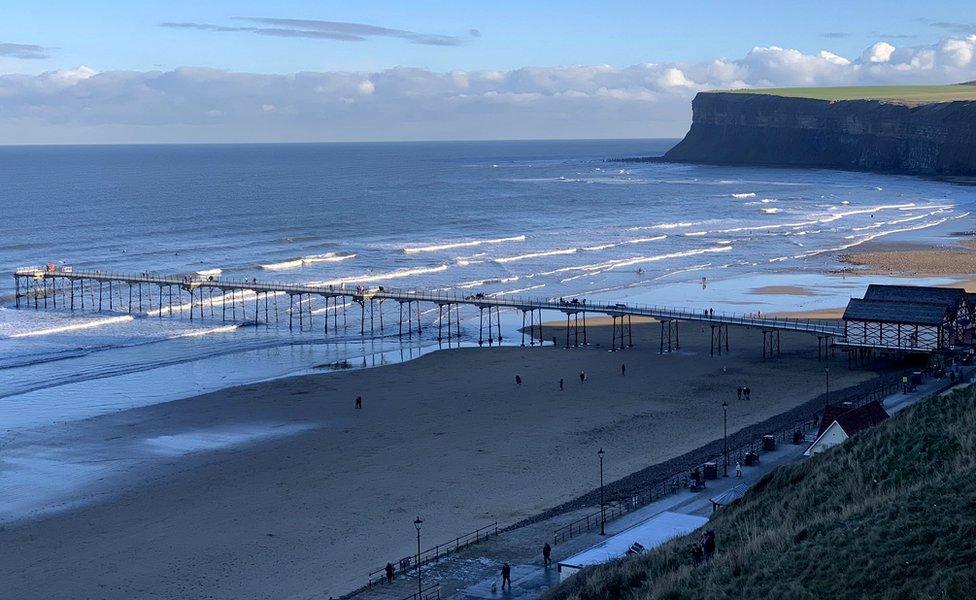 Saltburn coast