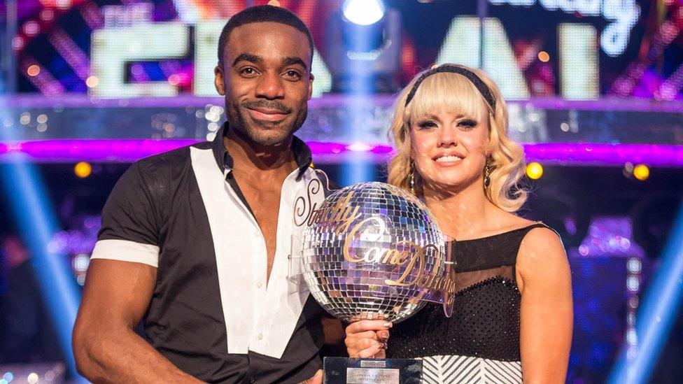 Ore Oduba and Joanne Clifton