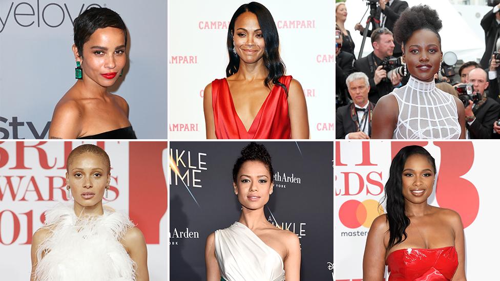 Zoe Kravitz, Zoe Saldana, Lupita Nyong'o, Adwoa Aboah, Gugu Mbatha and Jennifer Hudson