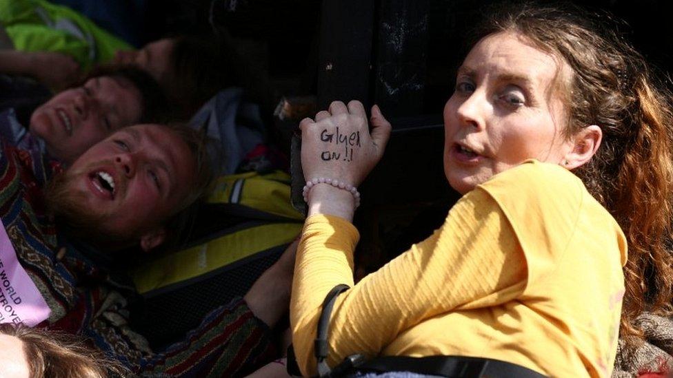 Oxford Circus protesters