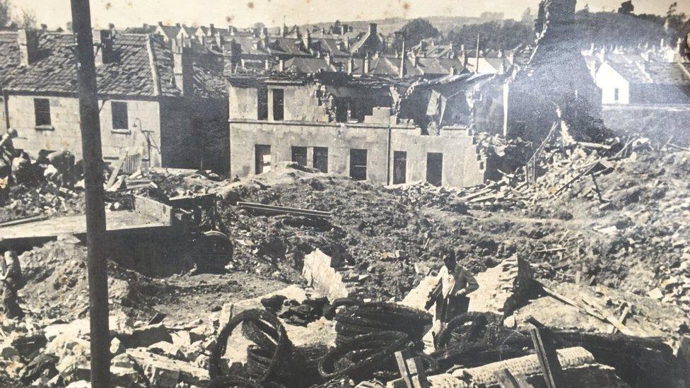 Bath blitz explosion aftermath