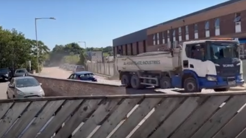 A lorry in Chelmsford