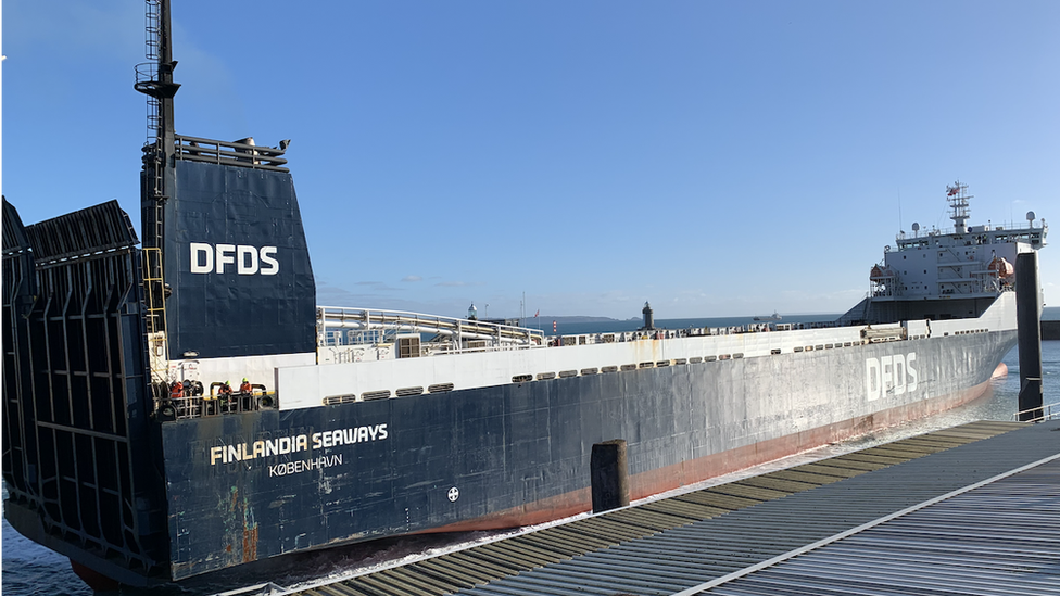 The Finlandia docked in St Peter Port