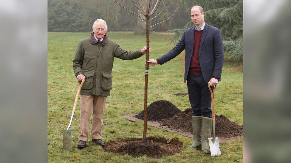 King Charles and Prince William