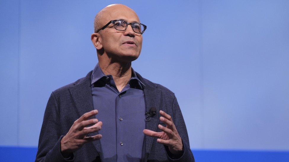 Microsoft chief executive Satya Nadella