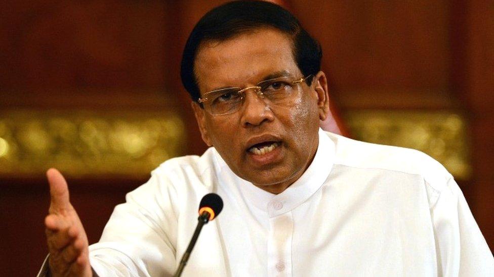 Sri Lankan President Maithripala Sirisena (02 August 2016)