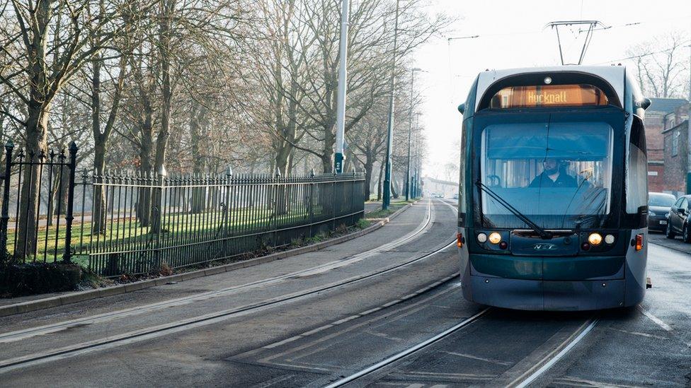 Nottingham Express Transit tram