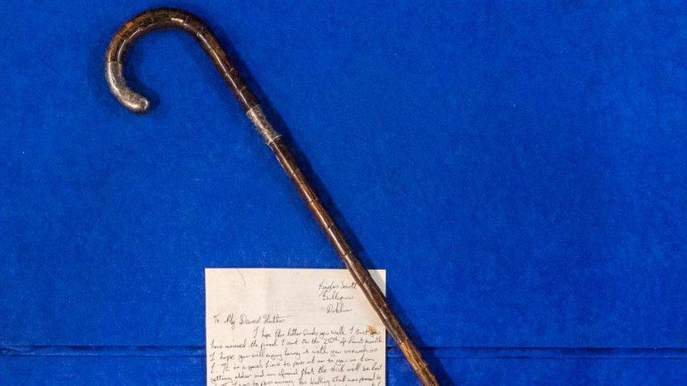 Michael Collins' walking stick