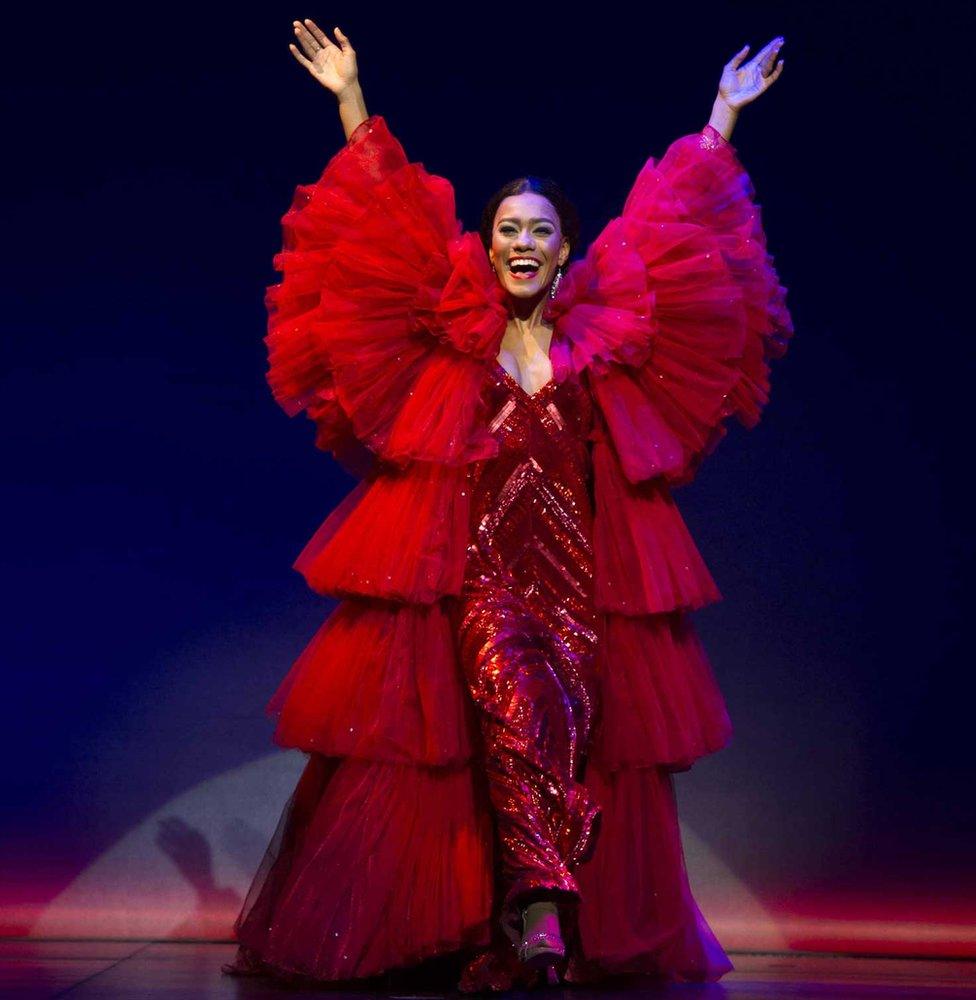 Lucy St Louis as Diana Ross in Motown the Musical