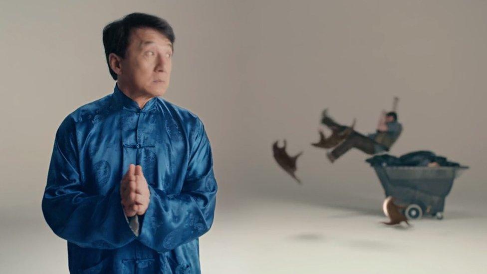 Jackie Chan in the Kung Fu Panoglin promotional video