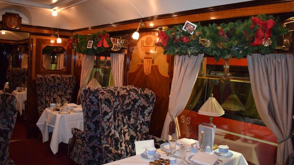 Belmond British Pullman train carriage