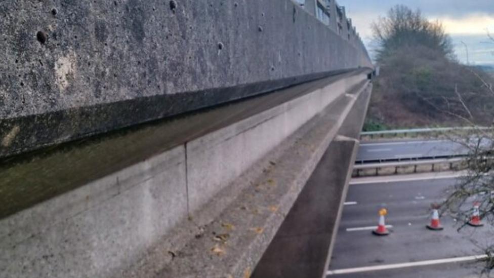 Bridge across the M180
