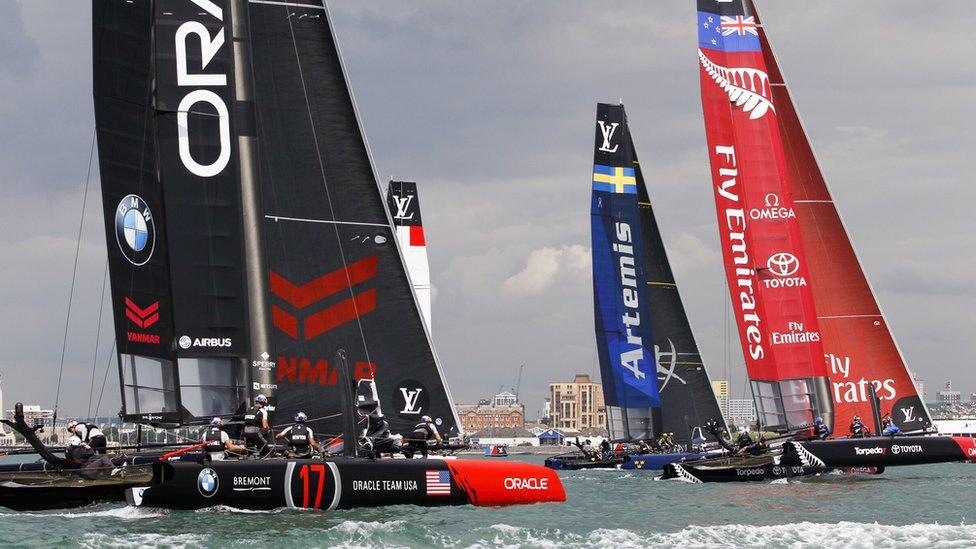 Americas Cup yachts