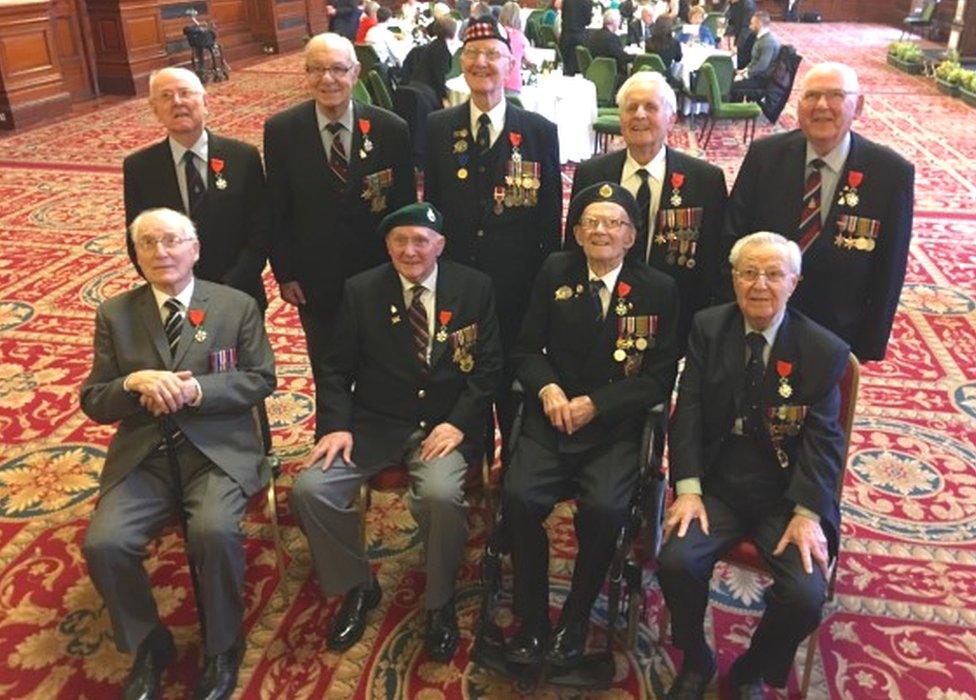 D-Day veterans awarded the Légion d'Honneur