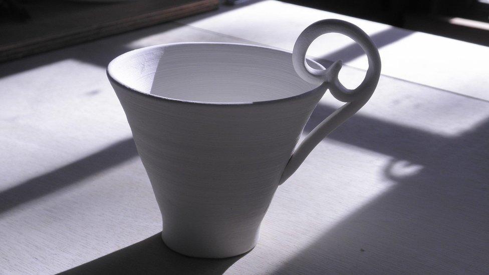 An example of the contemporary works now being made at the museum