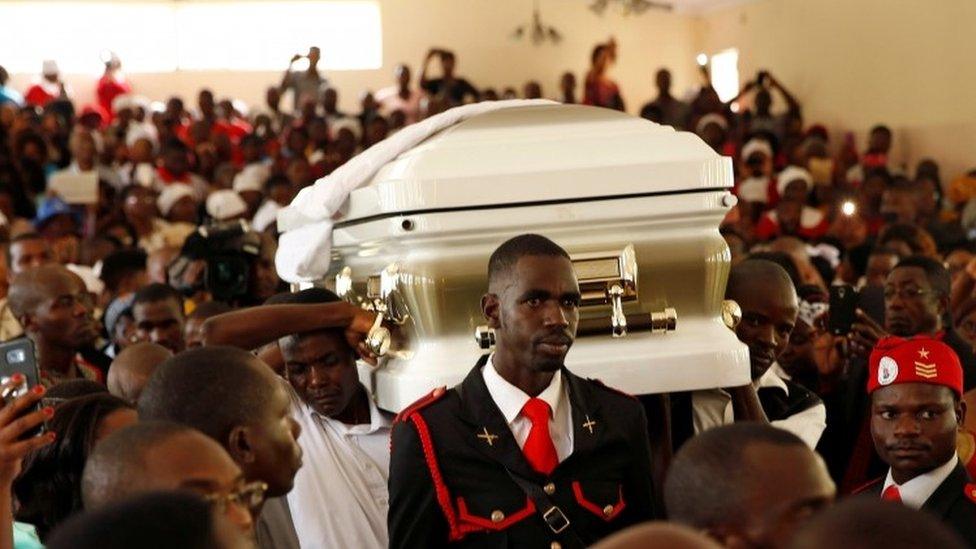 A memorial service in Zimbabwe for veteran opposition leader Morgan Tsvangirai, 18 February 2018