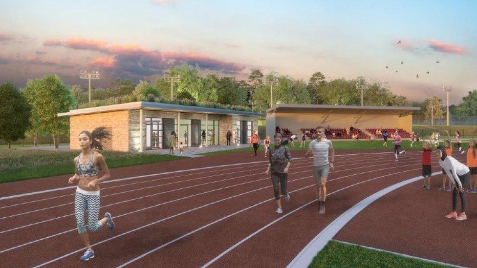 Athletics track