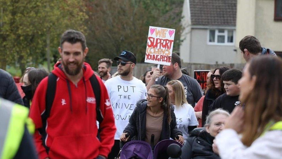 Anti-knife march and rally