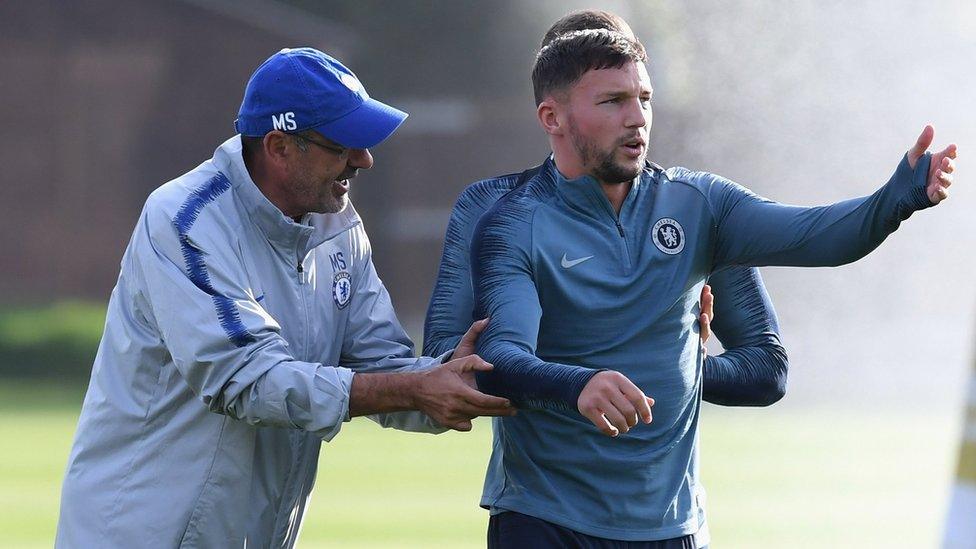 Maurizio Sarri and Danny Drinkwater