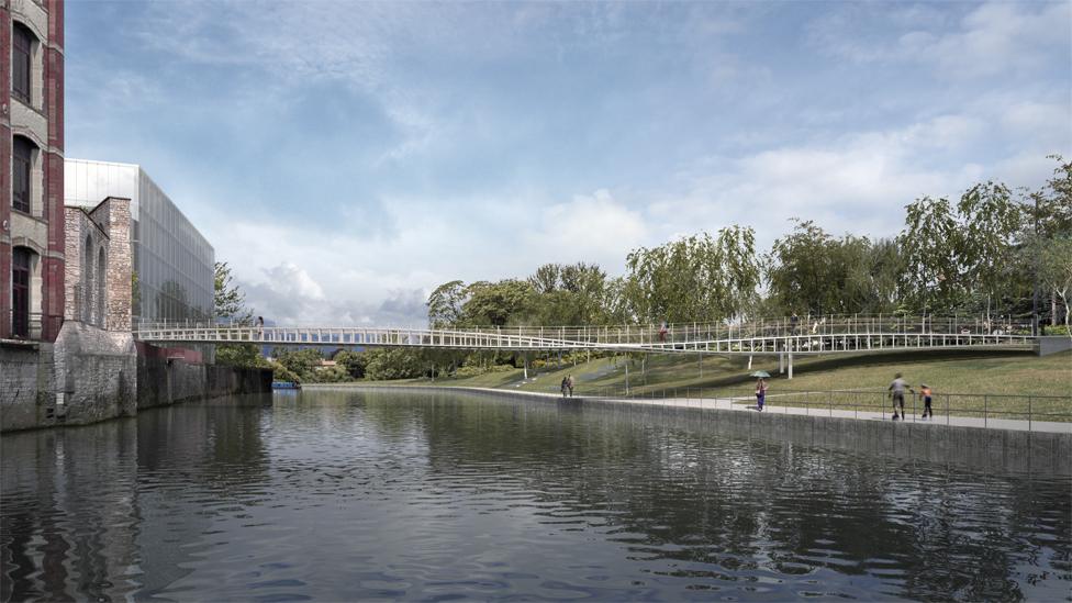 Bath Quays Bridge design