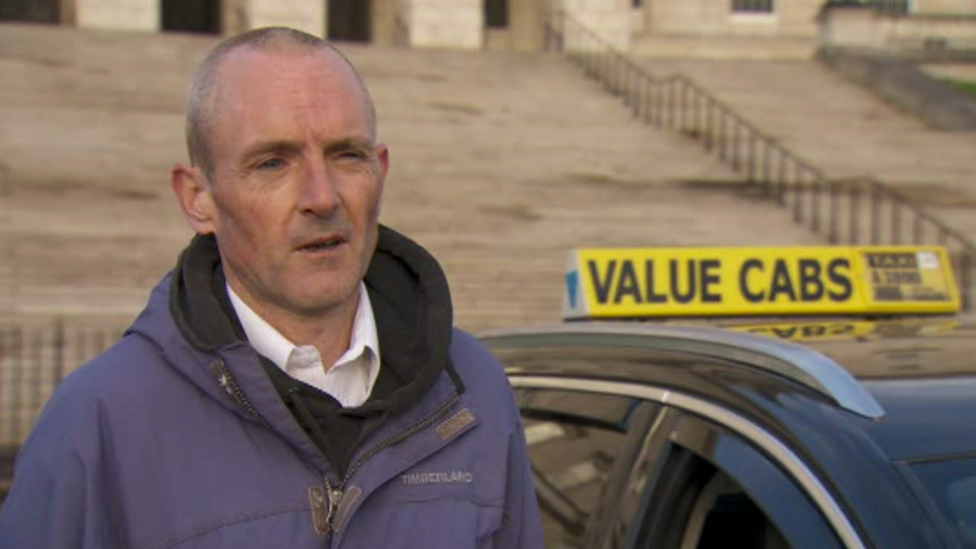 Andrew Tomlinson, a driver for Value Cabs, has Multiple Sclerosis and says appropriate measures have not been put in place to make it safe to return to work