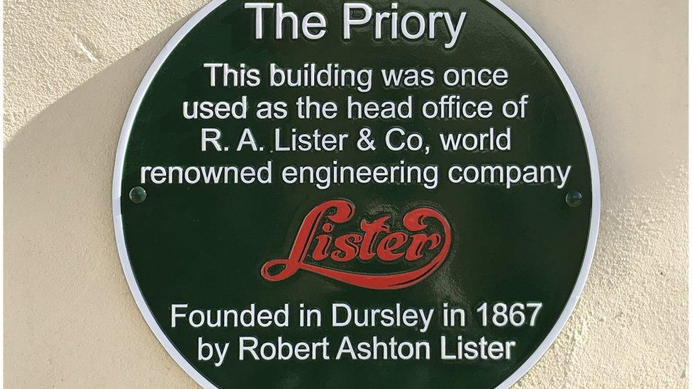 Blue plaque