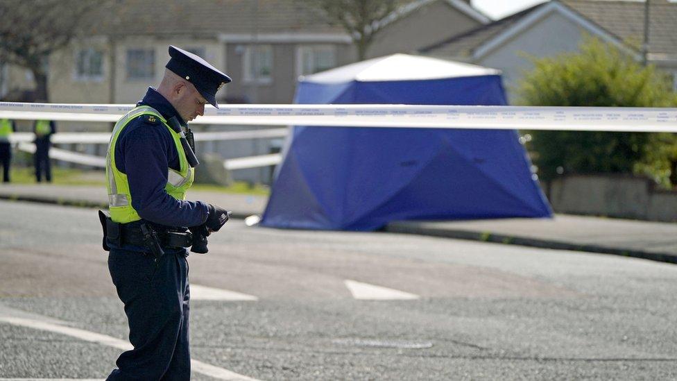 Tent at crime scene