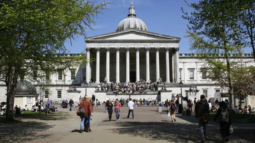 UCL building on Gower Street