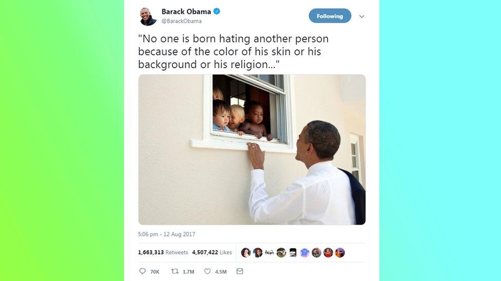 Barack Obama tweet