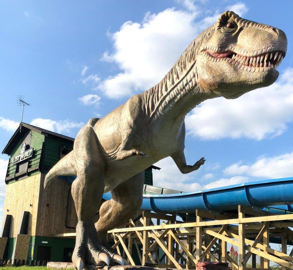 T-Rex at Gulliver's Valley