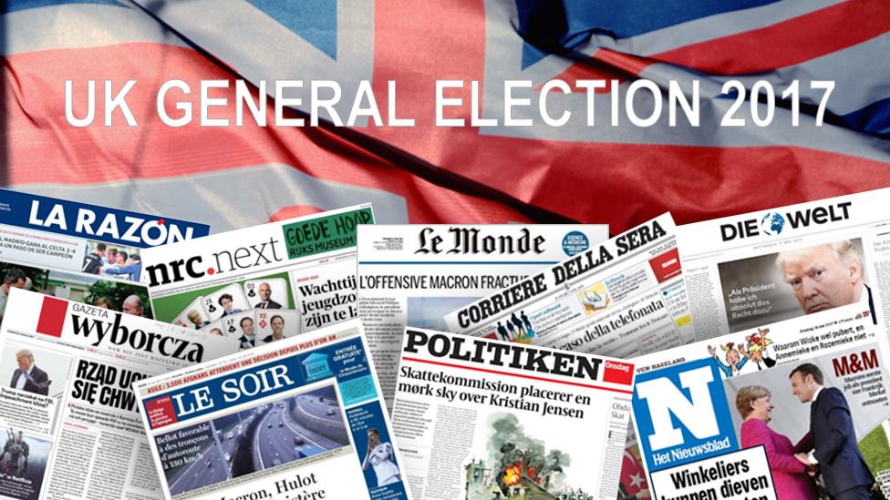 UK General Election 2017 EU press reaction