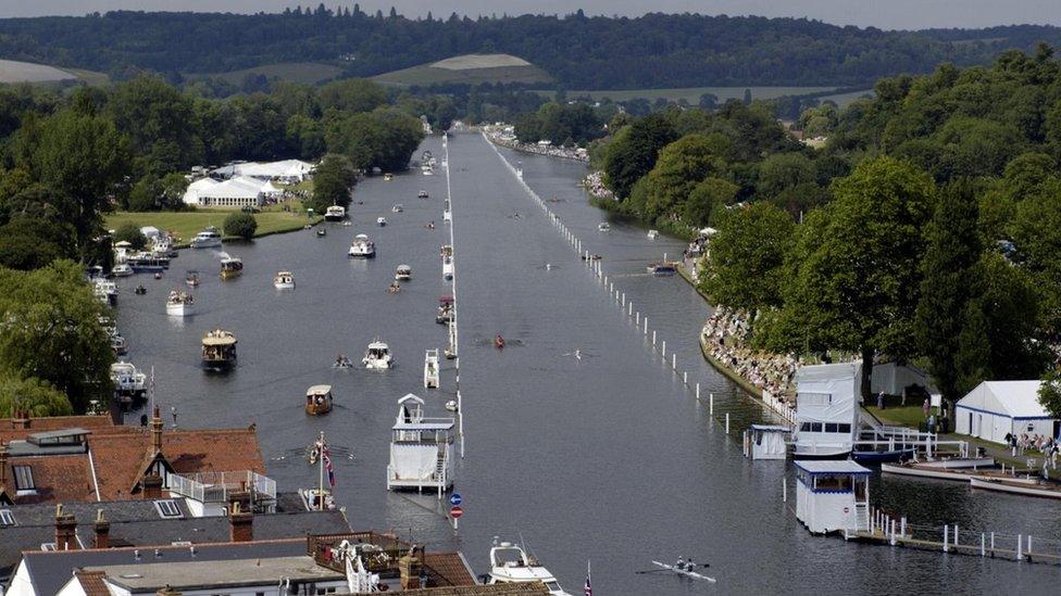 Henley Regatta course in 2022