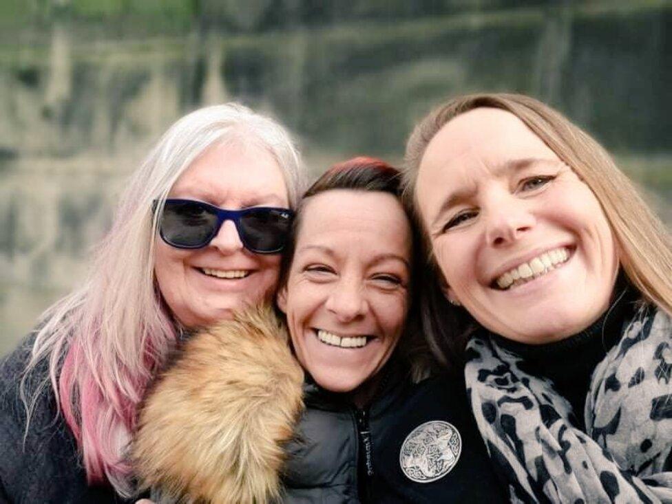 Suzy Angus, Shirley Ross and Emma Bryson