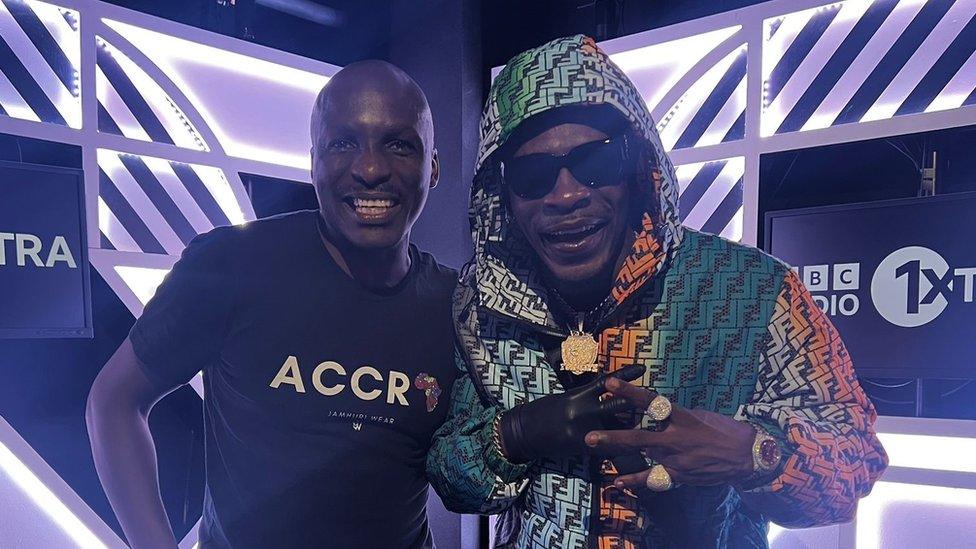 Shatta Wale and DJ Edu