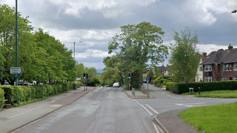 Junction of Longden Road and Bank Farm Road