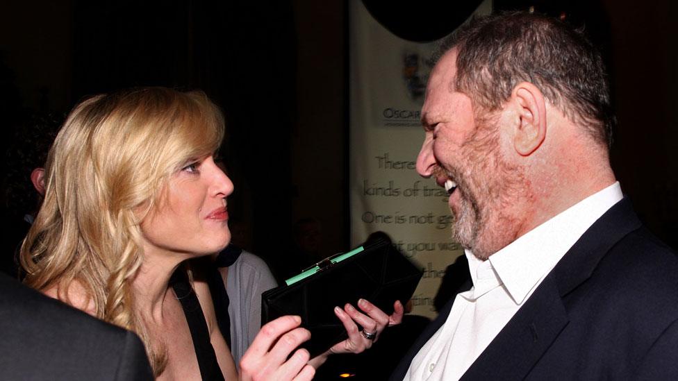 Kate Winslet with Harvey Weinstein in 2009