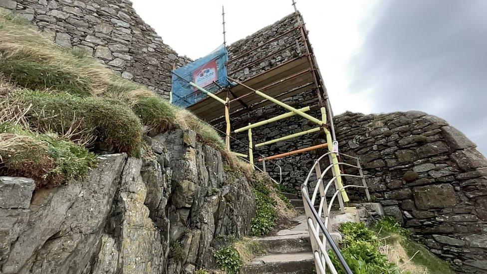 Peel Castle loop tower