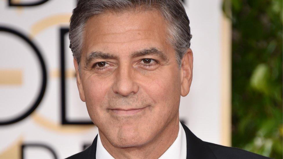 George Clooney at the 2015 Golden Globes