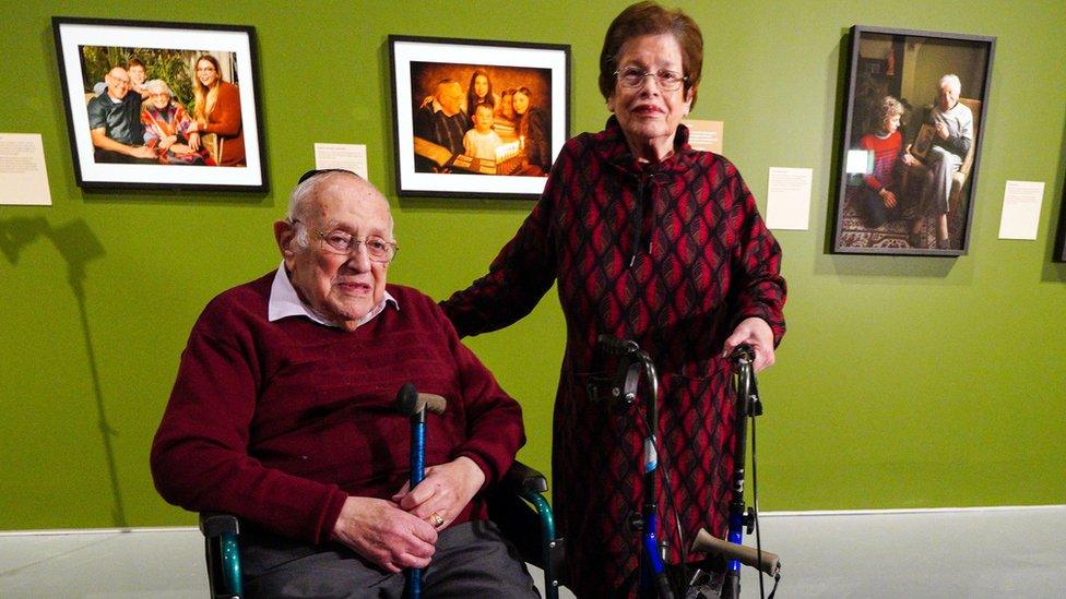 Werner Lachs, 96, and his wife Ruth, 86