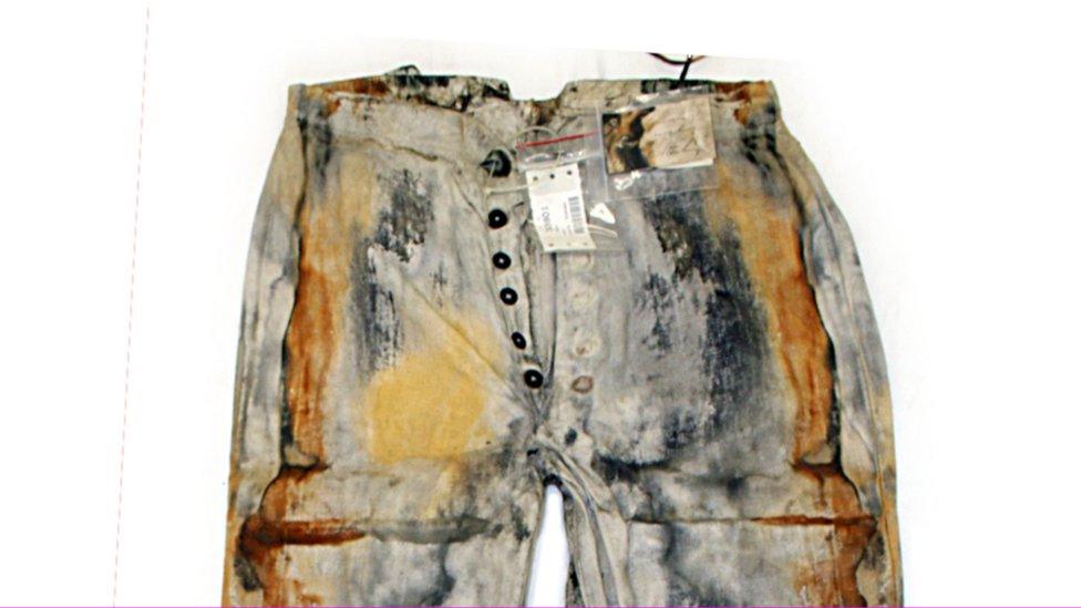 World s oldest known jeans found in 1857 shipwreck sell for 114 000 BBC News