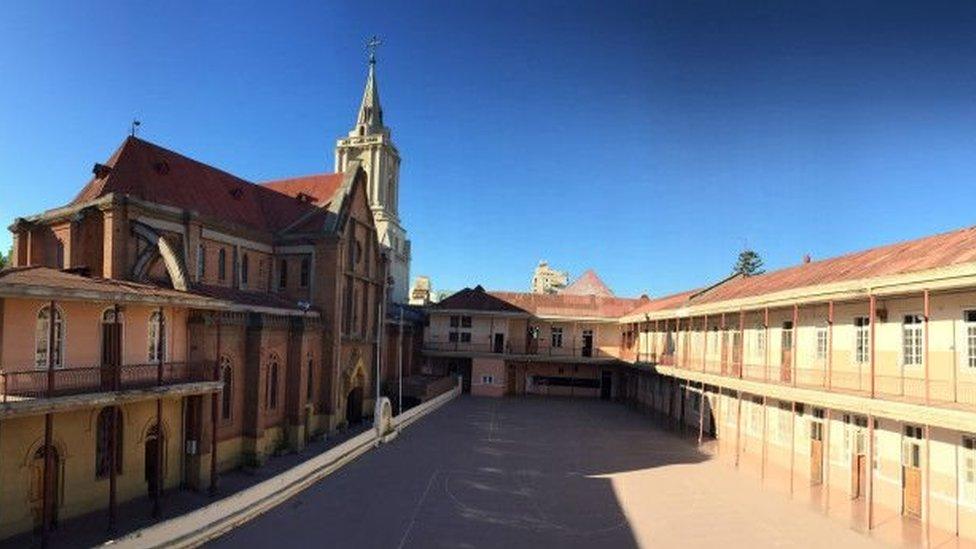 The old building of Sagrados Corazones school