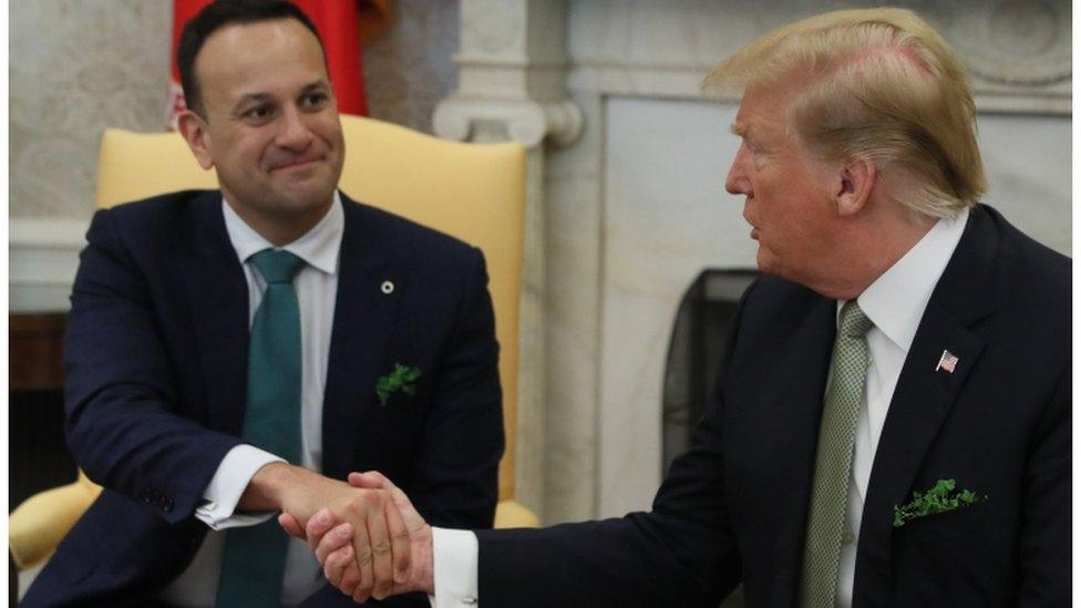 Taoiseach (Irish prime minister) Leo Varadkar and US president Donald Trump met at the White House