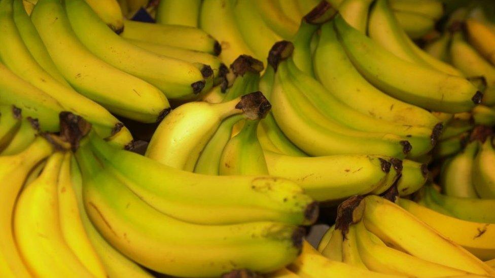 bananas close up